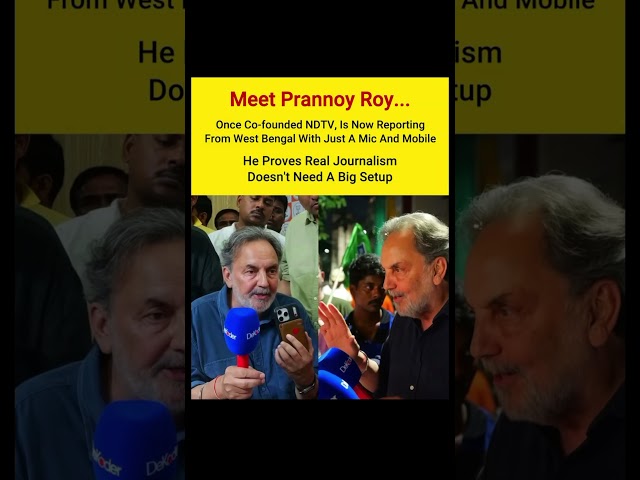 Meet Prannoy Roy..🔥