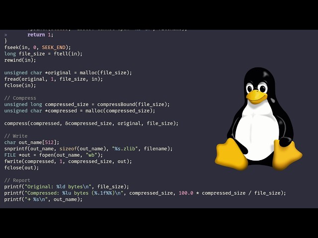 Zlib Tutorial: Build a Compression CLI Tool in C on Linux