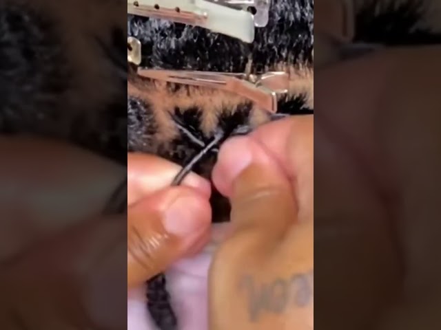 How to | two strand twist on starter locs 🌱✨#locs #starterlocs #locjourney  #howto #tutorial