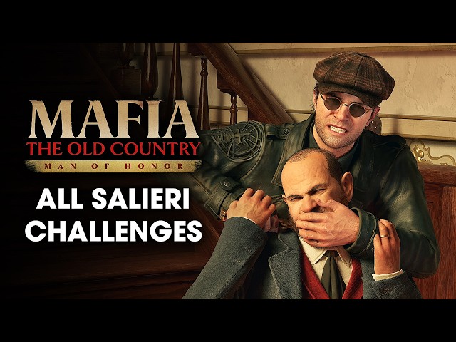 Mafia: The Old Country - ALL Salieri Challenges (Free Ride) | Man of Honor DLC