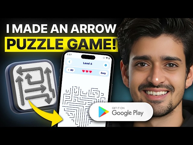 I Built a Trending Arrow Puzzle Game Using AI