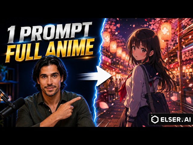 This AI Turns 1 Prompt Into a FULL Anime Video (Elser AI)