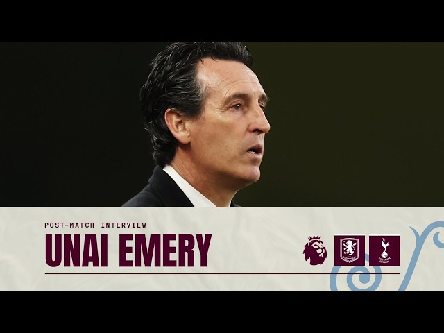 "We tried to react" | Unai Emery's post match reaction to Spurs loss 🗣️