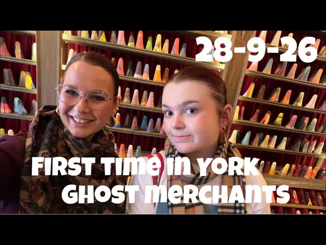 First time visit to YORK SHOPPING & The GHOST MERCHANTS , MULBERRY & so much pink 28 Sept  2026 ☺️