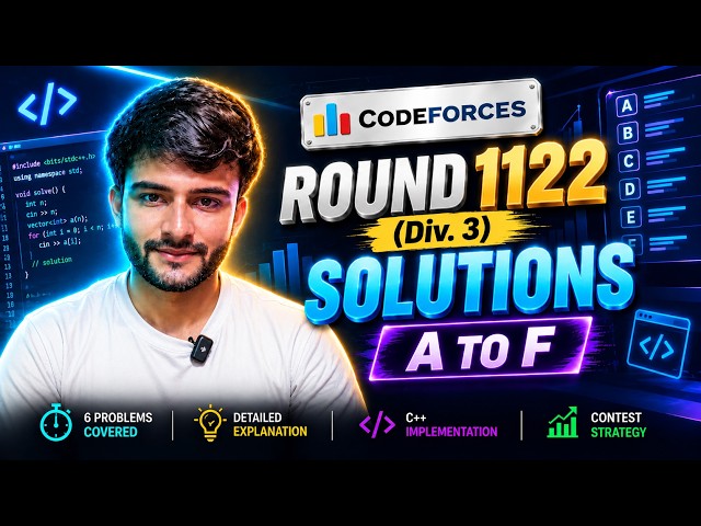 Codeforces Round 1122 (Div. 3) Solutions | A-F Explained in C++ | Contest 2266