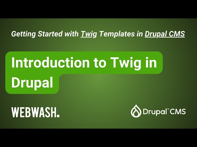Introduction to Twig in Drupal