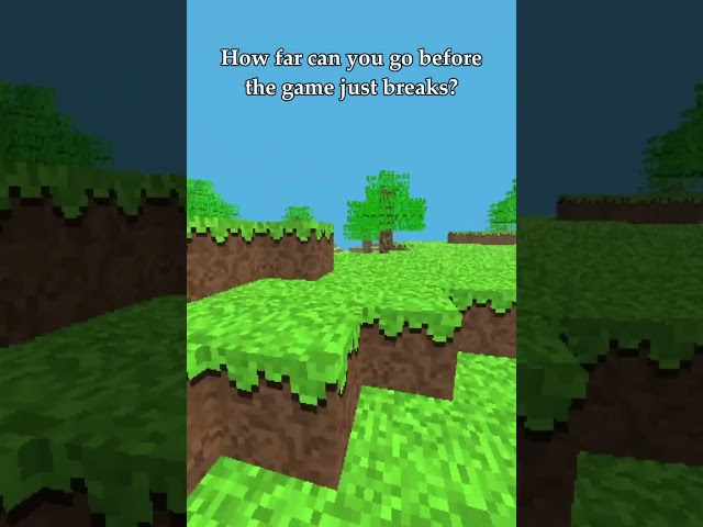 What are the limits of this Minecraft clone?