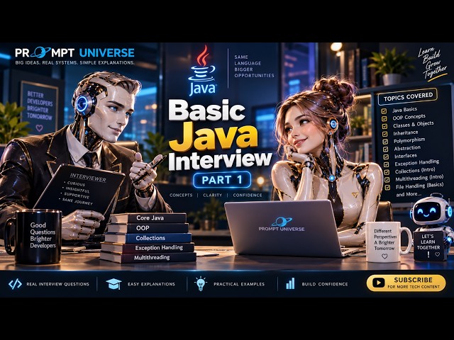 Java Interview Questions for Beginners | Basic Java Mock Interview – Part 1