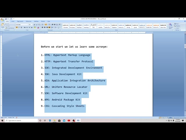 Basic Programming Acronyms| Stand Out As A Front End Developer| HTML Tricks|#LearnHTML