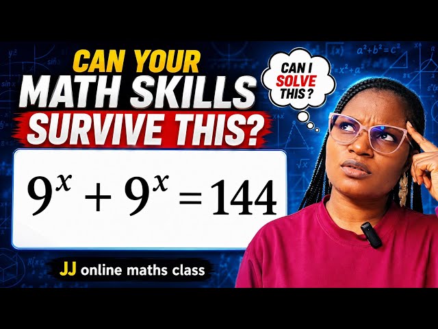 An impossible-looking exponential math question/ can you find x