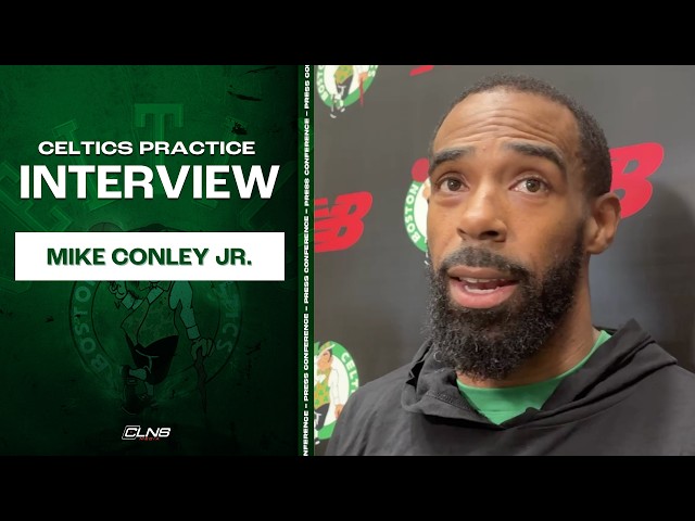 Mike Conley SHOCKED by How Much Talent Celtics Have | Celtics Practice Interview