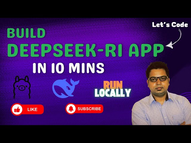 Build & Run DeepSeek-R1 Locally in 10 MINS! ⚡ (Full App Tutorial) | Python + AI Magic