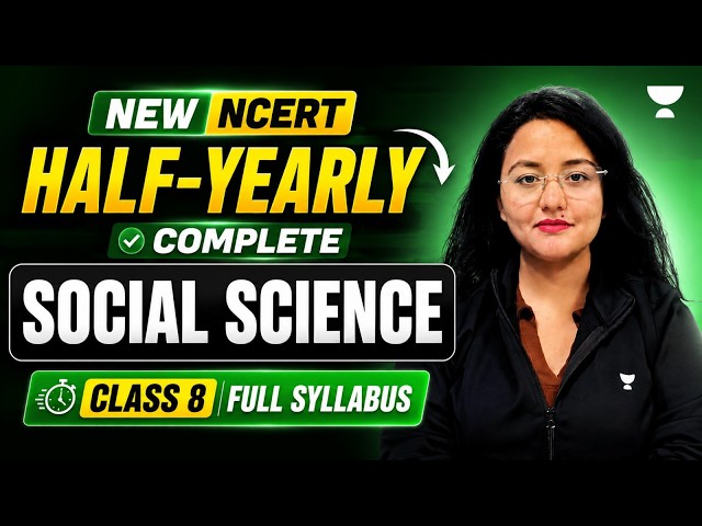 Class 8 SST Half Yearly Marathon | Most Important Questions | Complete New NCERT 2027 | Komal Mam