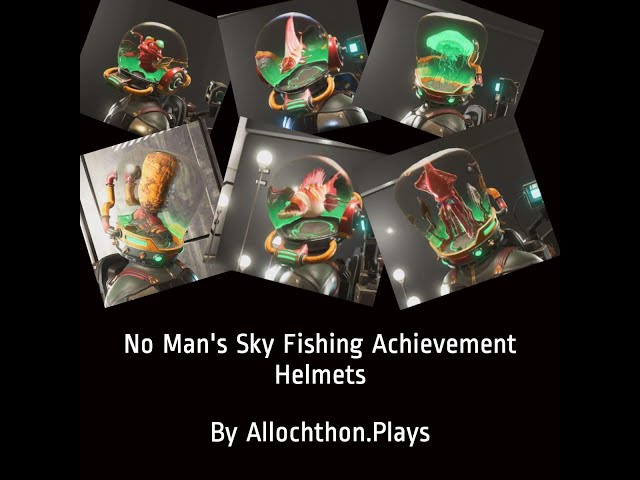 No Man's Sky - Fishing Achievement Helmets
