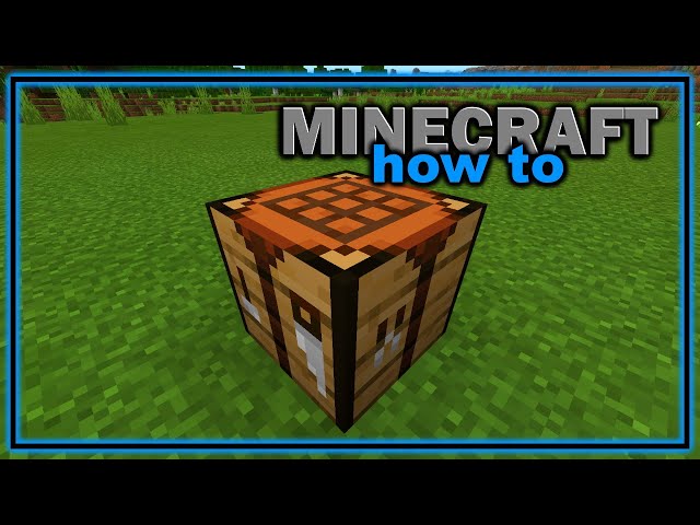 How to Craft and Use a Crafting Table in Minecraft! (Java vs. Bedrock) | Easy Minecraft Tutorial