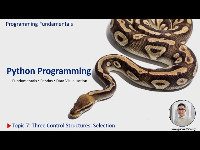 Python Topic07 Selection