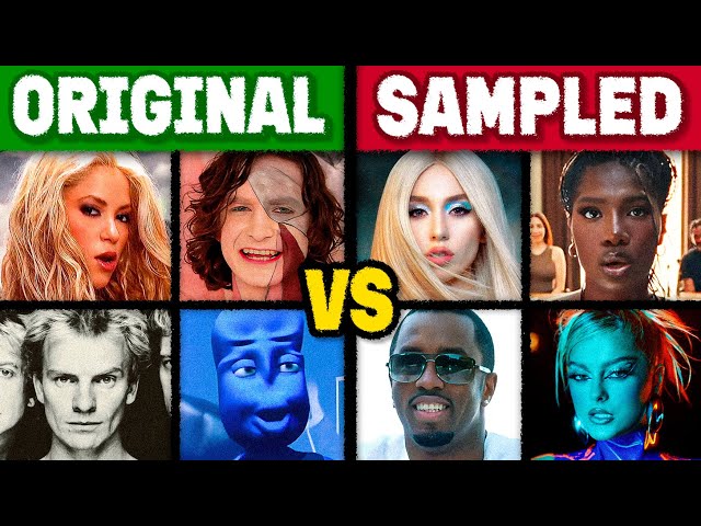 ORIGINAL SAMPLE vs SAMPLED SONGS