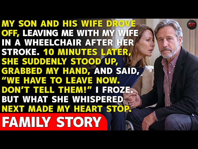 10 Minutes After My Son Left, My “Stroke-Stricken” Wife Stood Up and Said, “We Have to Get Out Now!”