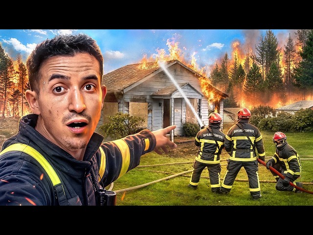 24H AVEC LES POMPIERS SUR LE PLUS GRAND INCENDIE DE FRANCE !!