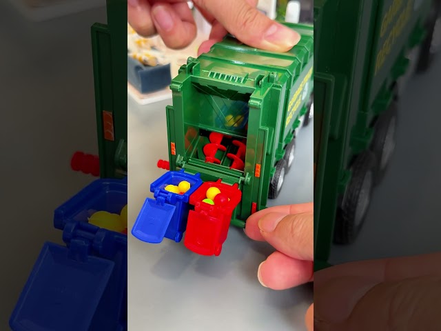 ASMR Unboxing– Alloy Garbage Truck Toy with Lights & Music #toys #truck  #automobile