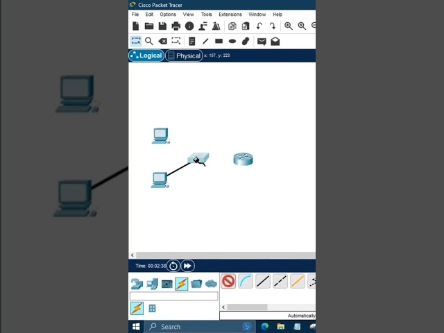 Connecting Router, switch and end devices