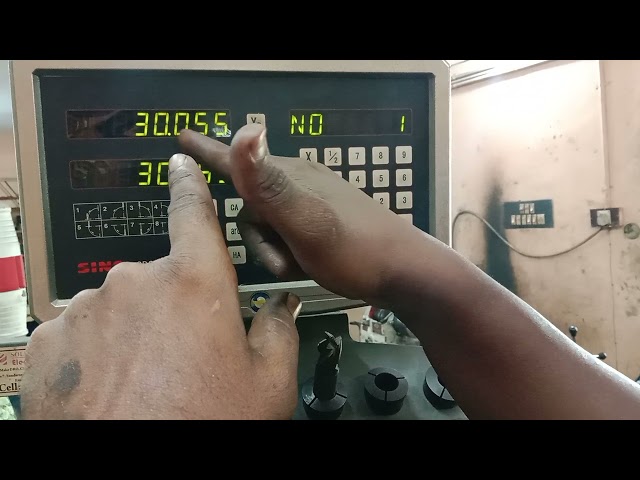 😱milling machine DRO setting #milling machine #milling machine DRO setting