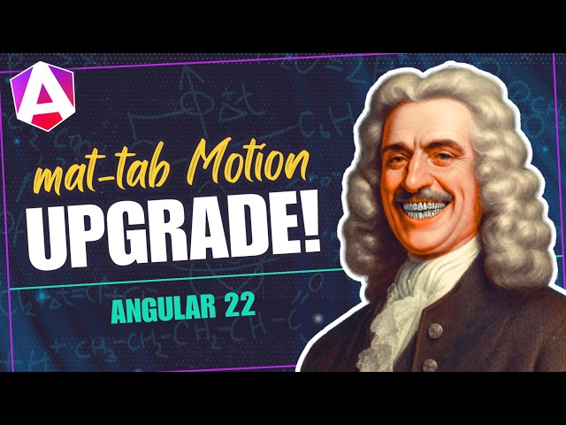 Fix awkward Angular Material tab animations