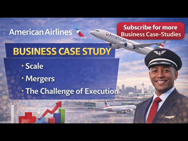 American Airlines Business Case Study — Scale, Mergers and the Challenge of Execution!