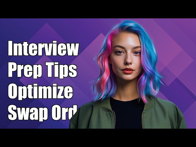 interview prep: optimizing swapLexOrder