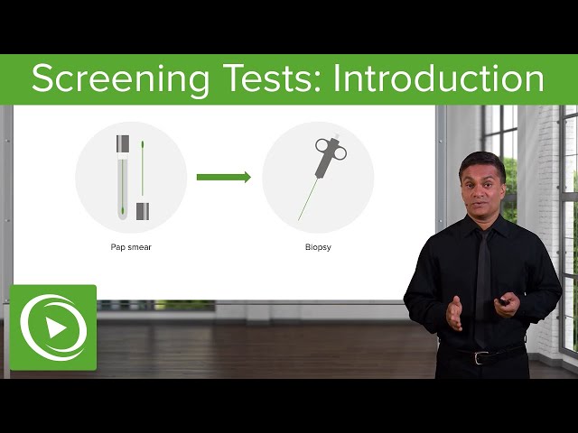Screening Tests: Introduction – Epidemiology & Biostatistics  | Lecturio