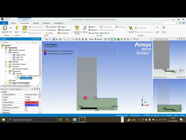 Forging Simulation on Ansys