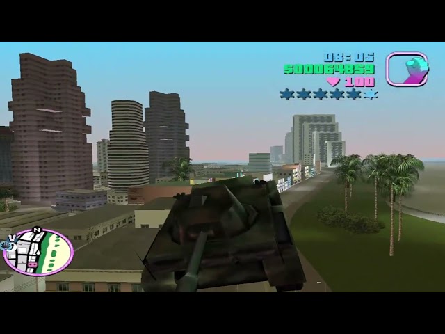 How to Fly a Tank in GTA Vice City 😱 (Secret Trick Revealed!)