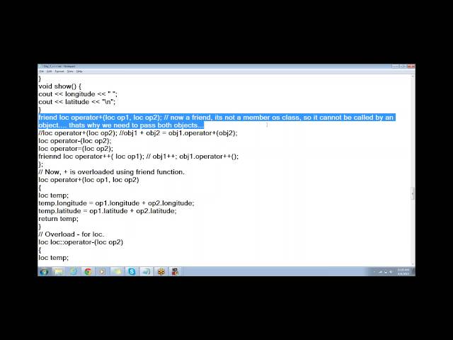 Friend functions and operator overloading in C++