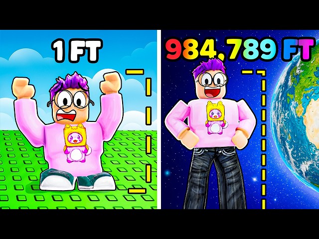 Roblox But EVERY Second My LEGS GROW...!? (MAX LEVEL!)