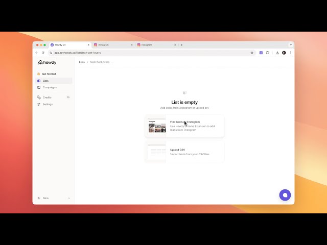 How to Launch Instagram DM Campaigns with Howdy