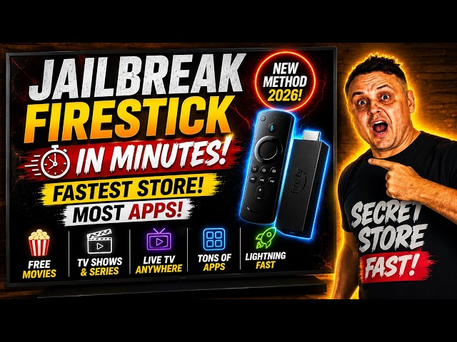 Jailbreak ANY Firestick in 5 Minutes | NEW SECRET Store + FREE Movies, TV & More!