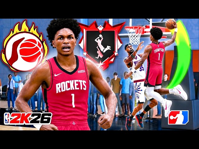 AMEN THOMPSON POINT GUARD BUILD is a HIGHLIGHT MACHINE in the RANDOM REC (NBA 2K26)