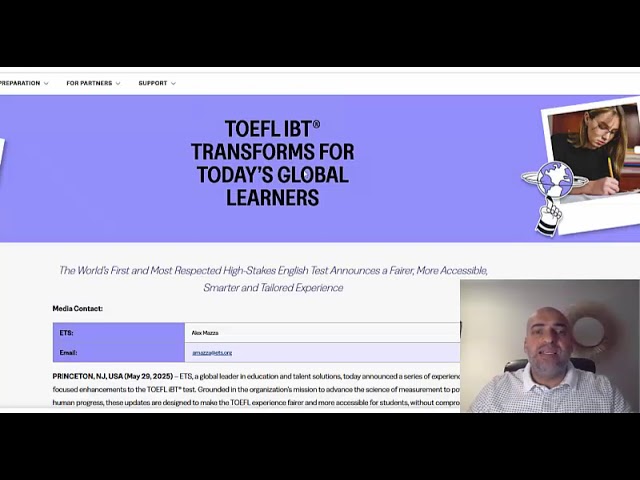 تغييرات TOEFL iBT في 2026 وتحديث متطلبات NABP للصيادلة!