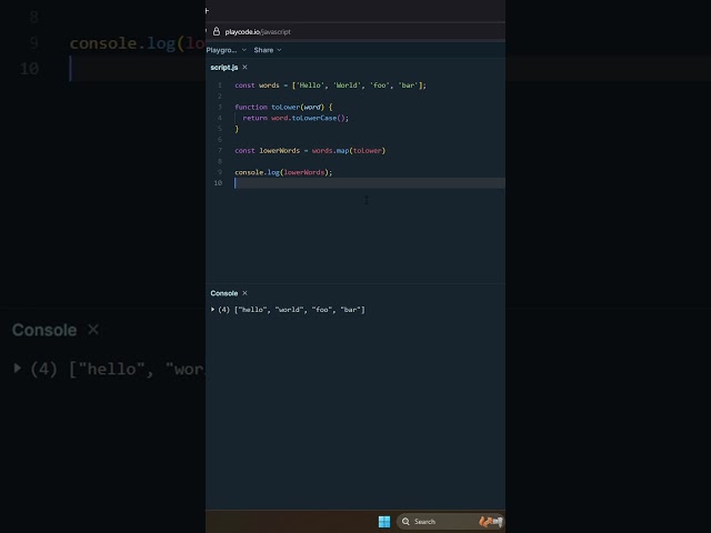 How to use .map method in JavaScript #javascript #coding #programming #javascripttutorial