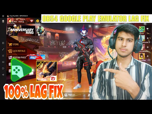 100% Lag Fix for Free Fire on Google Play Games Emulator | Free Fire PC Version Lag Fix #googlepl...