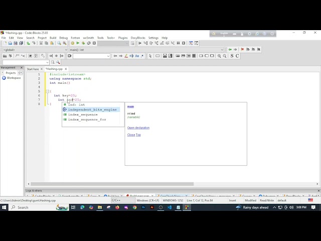 Tutorial 35:Hashing in Data Structures Using C++ | Hash Table & Hash Function Code