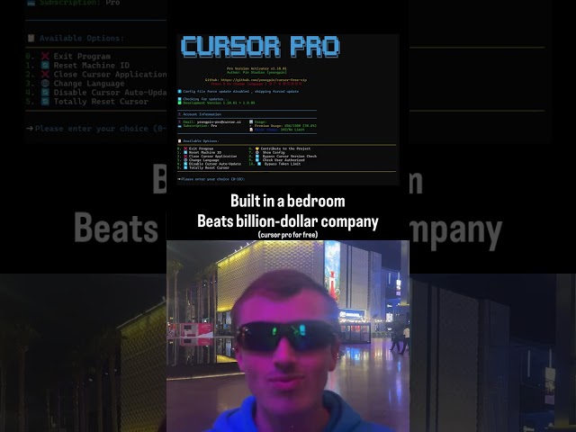 Cursor Pro For Free With This Tool 🤭 #vibecoding #inteligenciaartificial #artificialintelligence