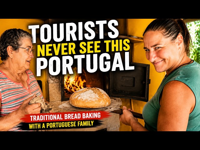 TOURISTS NEVER SEE THIS PORTUGAL | Traditional Bread Baking With a Portuguese Family