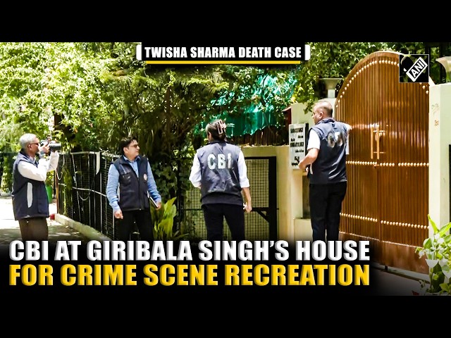 Watch! CBI recreates crime scene at Judge Giribala Singh’s House in Twisha Sharma case