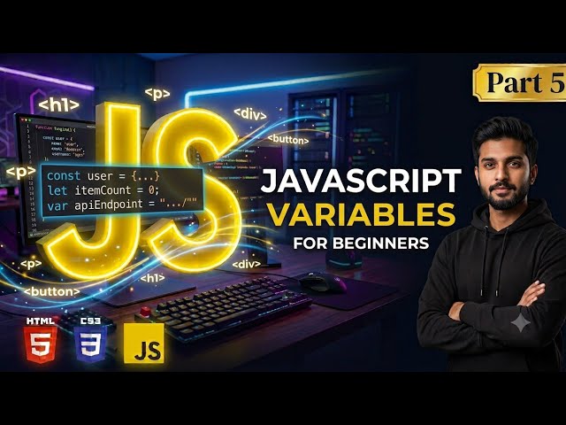JavaScript Variables Tutorial in Hindi _ Urdu