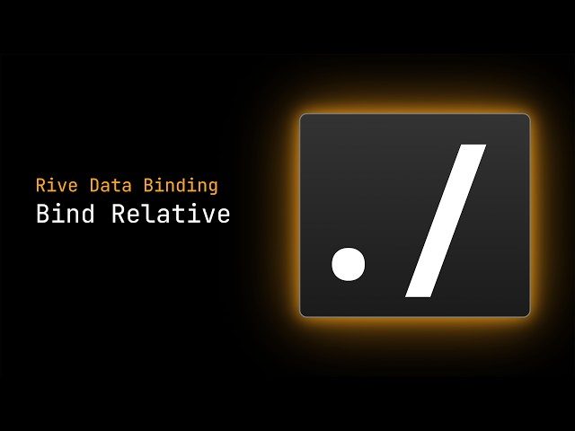Intro to Relative Data Binding in Rive