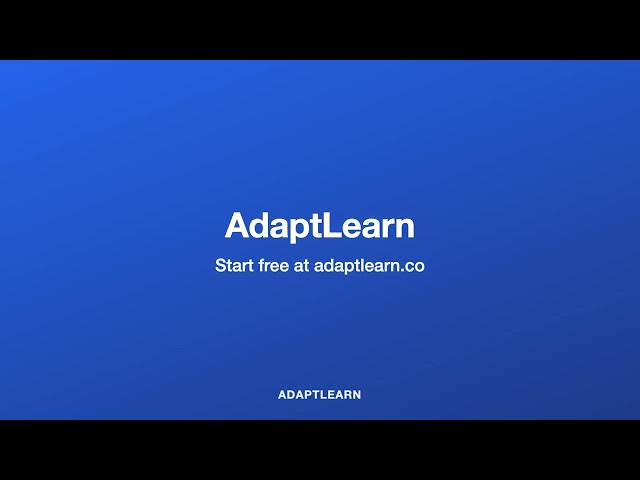 Still cramming? 😅 AdaptLearn builds a learning path for YOUR goal