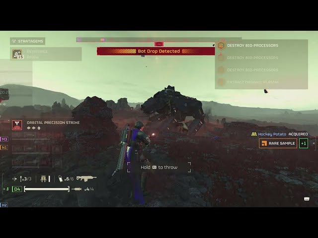 HELLDIVERS™ 2 Bullseye from the orbit