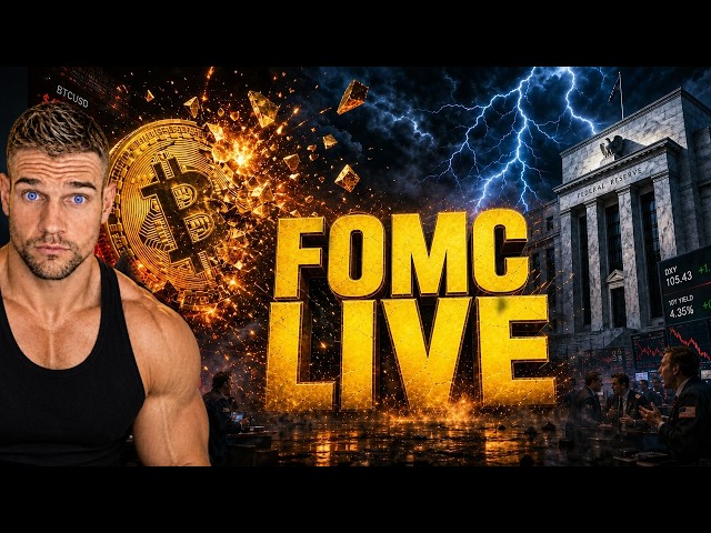 🚨 FOMC TODAY: BITCOIN & STOCKS ABOUT TO EXPLODE?! | LIVE TRADING