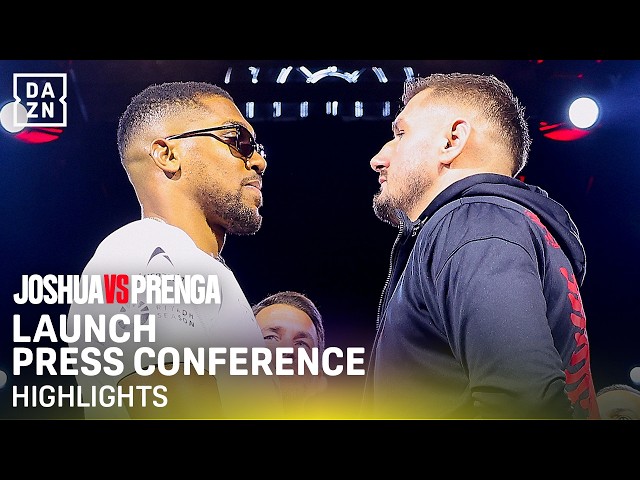 "There will be NO RESPECT in the ring. Joshua vs. Prenga | Press Conference Highlights